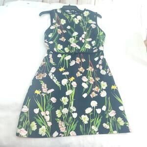 Victoria Beckham for Target Sleeveless English Floral Sheath Dress Size Small